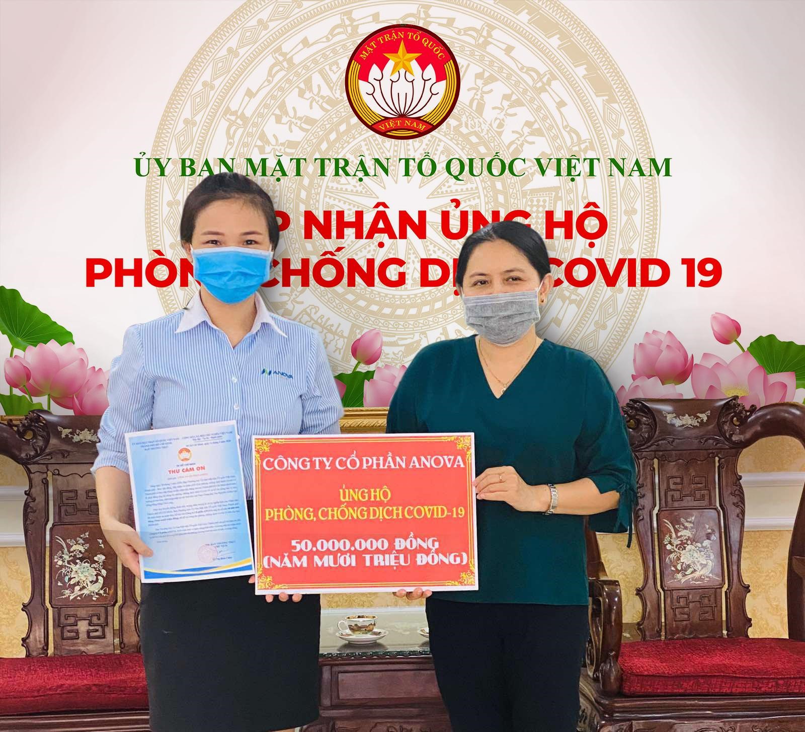 Tập đoàn Anova chung tay cùng cộng đồng đẩy lùi dịch bệnh COVID-19