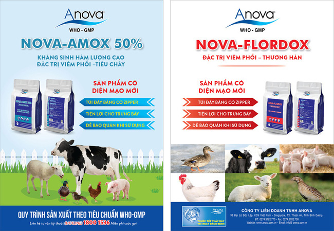 Thương hiệu thuốc thú y - Thủy sản ANOVA tiếp tục cải tiến chất lượng, mẫu mã sản phẩm